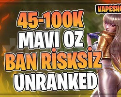 TR-EUW BAN YOK! +45K SKİN SEÇİLEBİLR 30 LV UNRANKD
