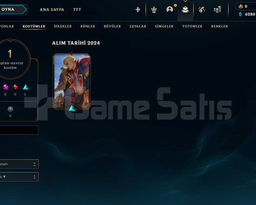 TR Zümrüt 4 | 1 Kostüm - 21 Hero | LoL Hesap