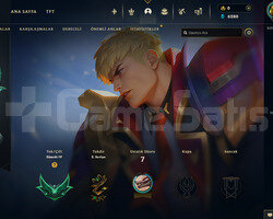 TR Zümrüt 4 | 1 Kostüm - 21 Hero | LoL Hesap