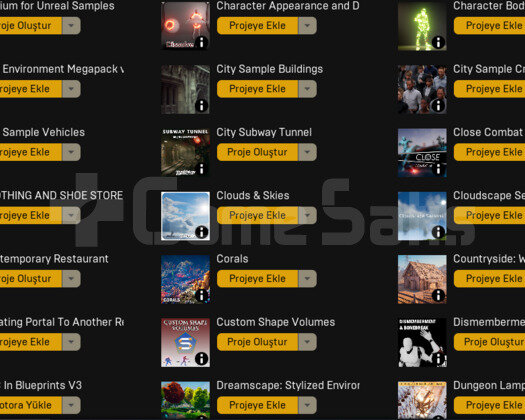 200+ Unreal Engine Assets + 400+ Games Account