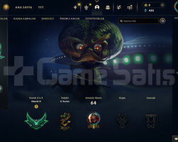 TR Zümrüt 4 | 12 Kostüm - 48 Hero | LoL Hesap