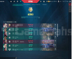 GOLD 3 MMR YÜKSEK HESAP