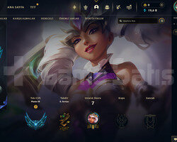 EUW Plat 3 | 1 Kostüm - 21 Hero | LoL Hesap