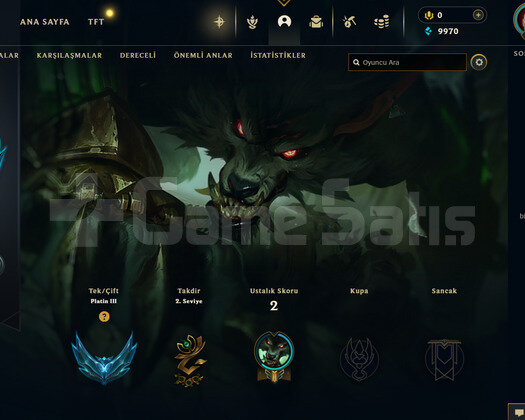 EUW Plat 3 | 21 Hero | LoL Hesap