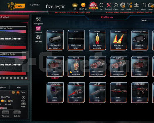 SINIRSIZ DEAGLE VE HANÇER + DOLU ELİT VE DESTANSI