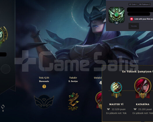 2011 REG BAŞYARGIÇ KAYLE NADİR LOL HESABI