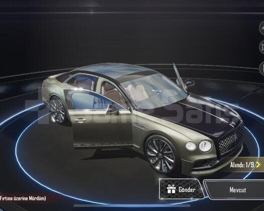 1 ADET 4 KİŞİLİK BENTLEY TOROS ARAÇ KARTI