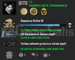 PREMIER ACIK | CSGO PRIME | GUVEN FAKTORU YESIL