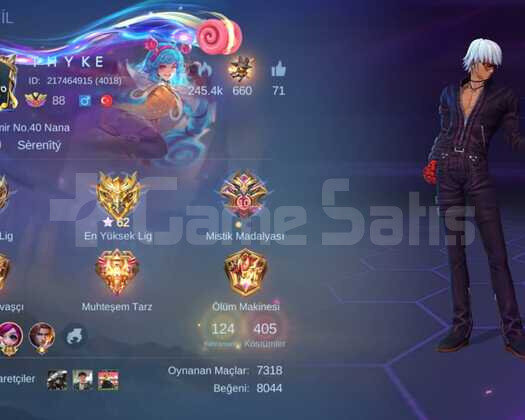 +405 SKİN FULL HERO UYGUNA DOLU