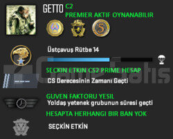 PREMIER ACIK | CSGO PRIME | GUVEN FAKTORU YESIL