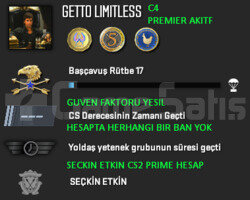 PREMIER ACIK | CSGO PRIME | GUVEN FAKTORU YESIL