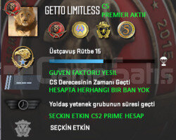 PREMIER ACIK | CSGO PRIME | GUVEN FAKTORU YESIL