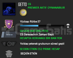 PREMIER ACIK | CSGO PRIME | GUVEN FAKTORU YESIL