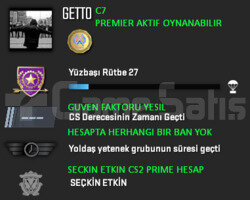 PREMIER ACIK | CSGO PRIME | GUVEN FAKTORU YESIL