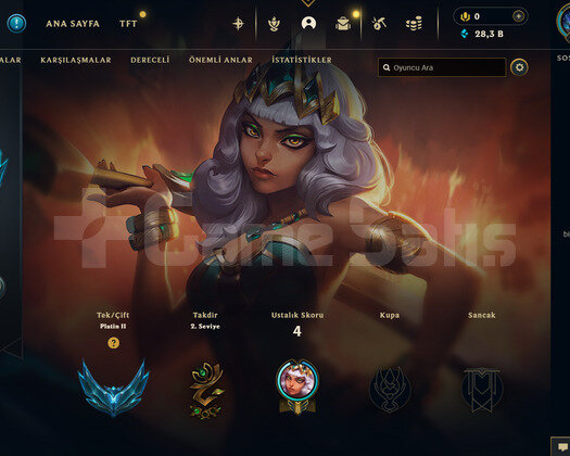 EUW Plat 2 | 1 Kostüm  - 27 Hero | LoL Hesap