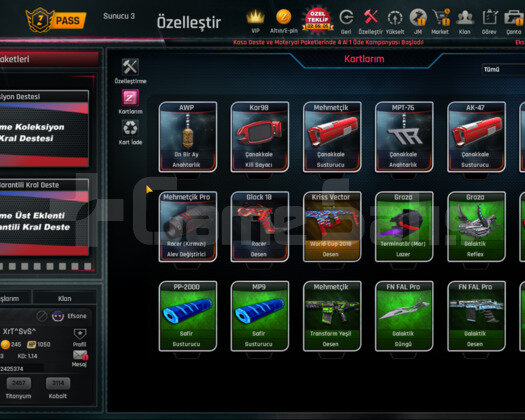 SINIRSIZLI + ESPOR DESENLİ + QUANTUM DOLU HESAP