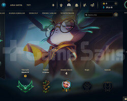 EUW Zümrüt 4 | 1 Kostüm - 26 Hero | LoL Hesap