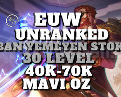 BAN YEMEZ! EUW 40K-70K 30 LEVEL UNRANKED