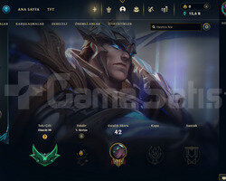 EUW Zümrüt 3 | 8 Kostüm - 38 Hero | LoL Hesap