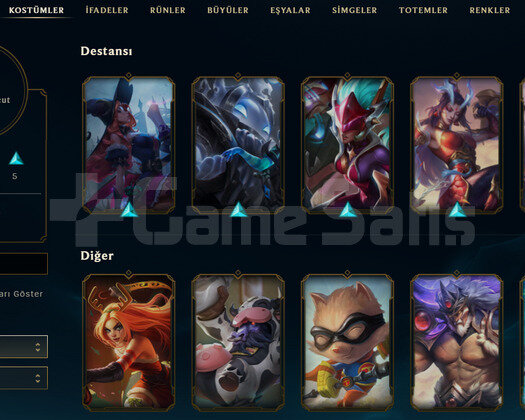 EUW Plat 2 | 10 Kostüm - 36 Hero | LoL Hesap