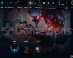 EUW Plat 2 | 4 Kostüm - 49 Hero | LoL Hesap