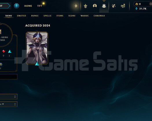 EUW Plat 4 | 1 Kostüm - 31K Mö | LoL Hesap