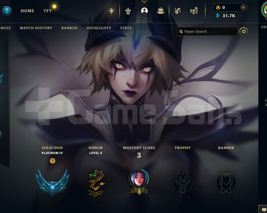 EUW Plat 4 | 1 Kostüm - 31K Mö | LoL Hesap