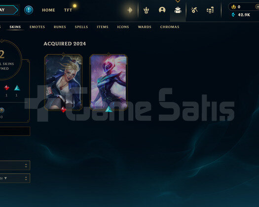 EUW Plat 4 | 2 Kostüm - 42K Mö | LoL Hesap