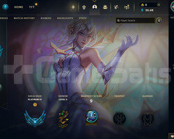 EUW Plat 4 | 3 Kostüm - 22 Hero |LoL Hesap