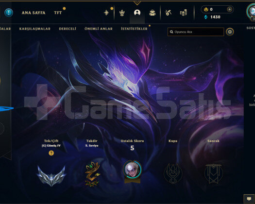 EUW 30 LVL SİLVER 4 GÜZEL KOSTUMLER TEMİZ HESAP