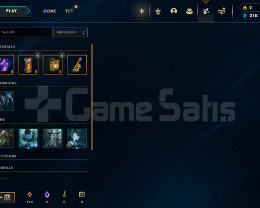 | TR - PLATİN 1 | 5 KOSTÜM |SMURF HESAP