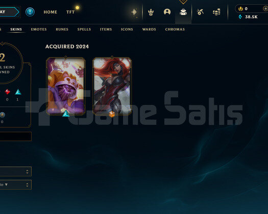 EUW Gold 1 | 2 Kostüm - 38K Mö | LoL Hesap