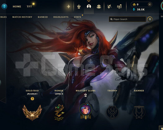 EUW Gold 1 | 2 Kostüm - 38K Mö | LoL Hesap