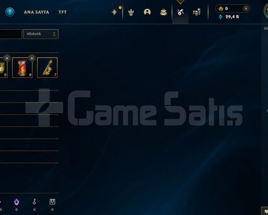 Gold 1 Ashe Skinli EUW FRESH ACC