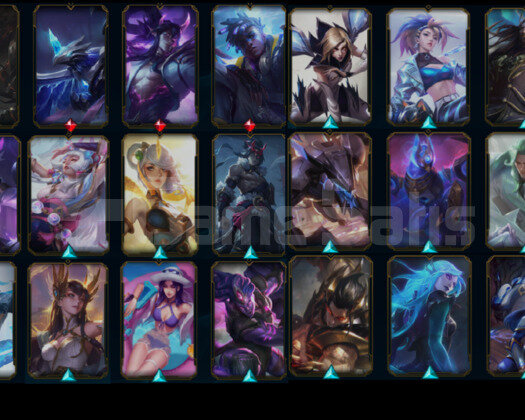 122 LEVEL 57 SKIN MAINLIK UNRANKED LOL HESABI