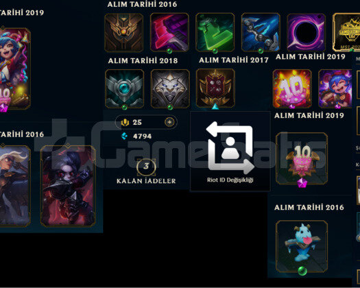 2016 REG HANDMADE LOL HESABI