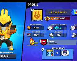 14 K KUPA EFSANE BRAWL STARS HESAP ACİL SATILIK