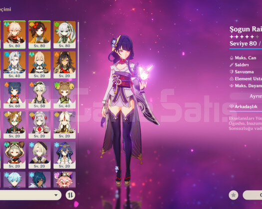 Rank 54 10x5 Raiden Silahı + Kazuha daha fazlası