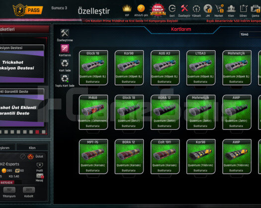 DOLU SINIRSIZLI + DOLU ELİTLİ + DOLU QUANTUM HESAP