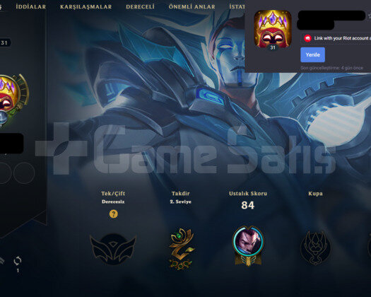 EUW HANDMADE UNRANKED LOL HESABI
