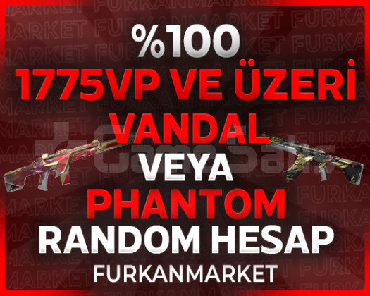 UVİP++ 1775VP VE ÜZERİ VANDAL PHANTOM RANDOM HESAP