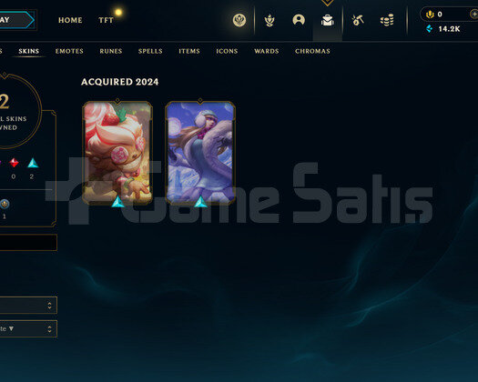 EUW Gold 1 | 2 Kostüm - 14K Mö | LoL Hesap