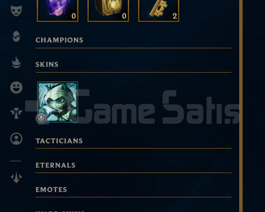 EUW Gold 2 | 1 Kostüm - 37K Mö | LoL Hesap