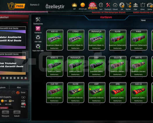 DOLU SINIRSIZLI + DOLU ELİTLİ + DOLU QUANTUM HESAP