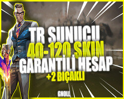 KESİN TR SUNUCU 40-120 SKİN V.İ.P HESAPLAR