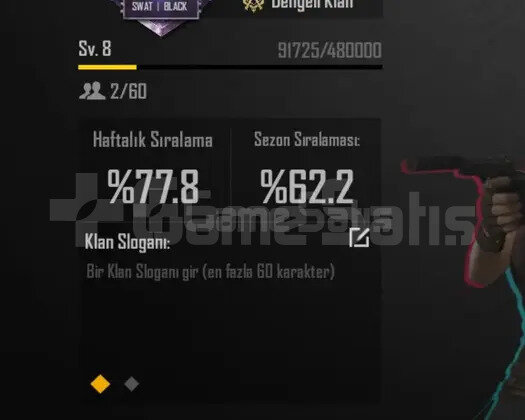 8 SEVİYE KLAN İSİM 7 GÜN SONRA AKTİF