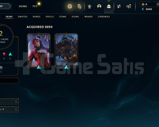 TR Zümrüt 2 | 2 Kostüm - 21 Hero | LoL Hesap