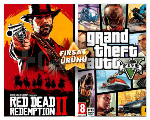 GTA V + Red Dead Redemption 2 + GARANTİ