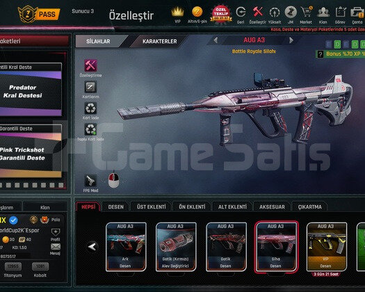 META +7 SETLİ SINIRSIZLI FULL HESAP PASS ACIK FULL