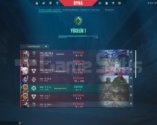 FULL VALORANT HESAP + LOL HESABI